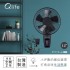 【Qlife質森活】12吋 DC省電遙控工業風黑色壁扇 WF211Q (二代) ｜Q小黑